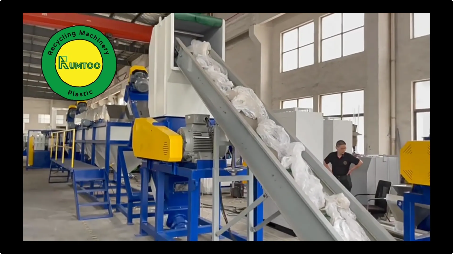 PP Woven Bags and Raffia Recycling Line System