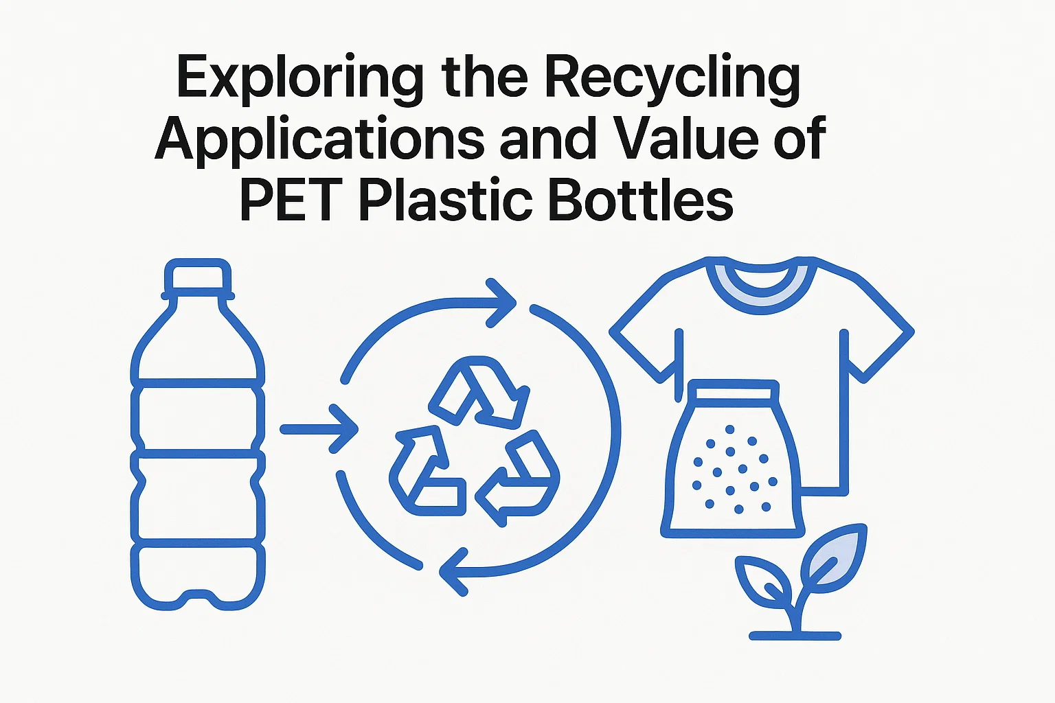 Erkundung der Recyclinganwendungen und des Werts von PET-Plastikflaschen