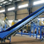 HDPE PP PS Rigid Plastic Shredding Washing Recycling Line