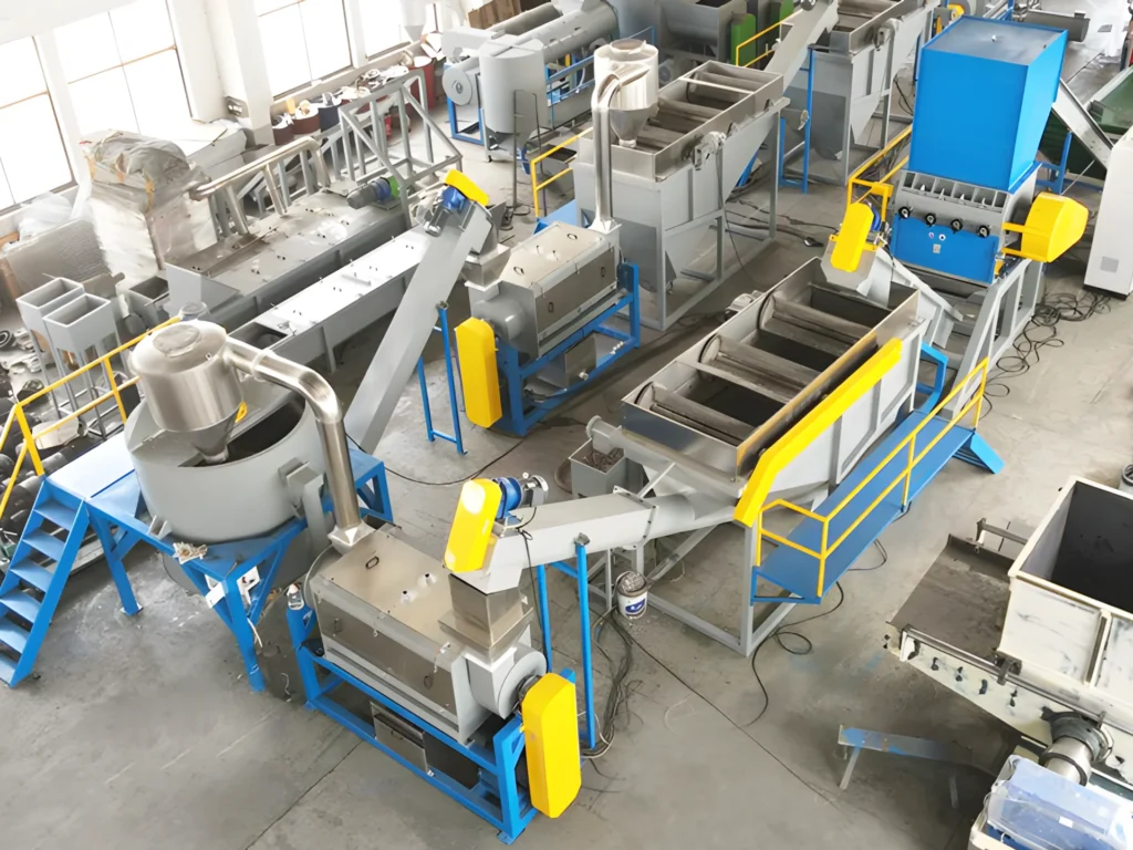 Innovative PP PE Plastic Film Shredding and Densifying Line