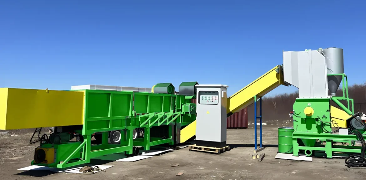 Mobile Pipe Shredder