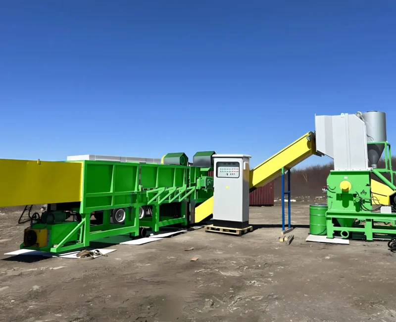 Mobile Pipe Shredder