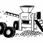 Granulador para reciclaje de neumáticos usados