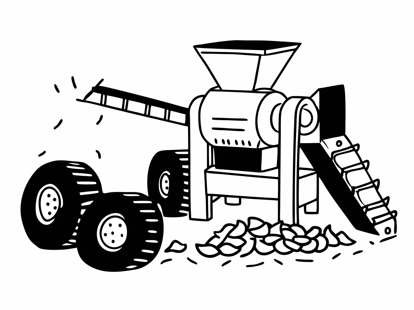 Granulador para reciclagem de pneus usados