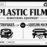 Zařízení pro odvodňování plastových fólií: Odstředivky vs. lisovací stroje