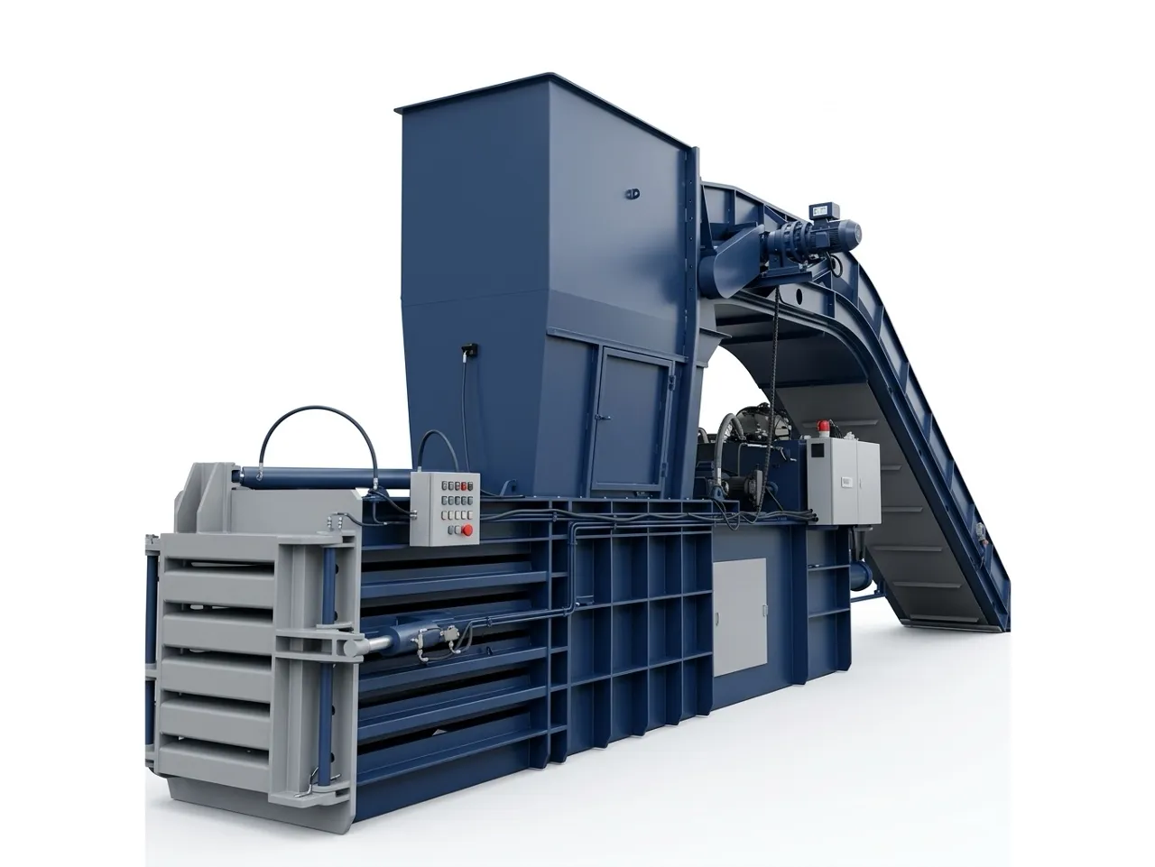 semi-auto-waste-paper-baling-machine