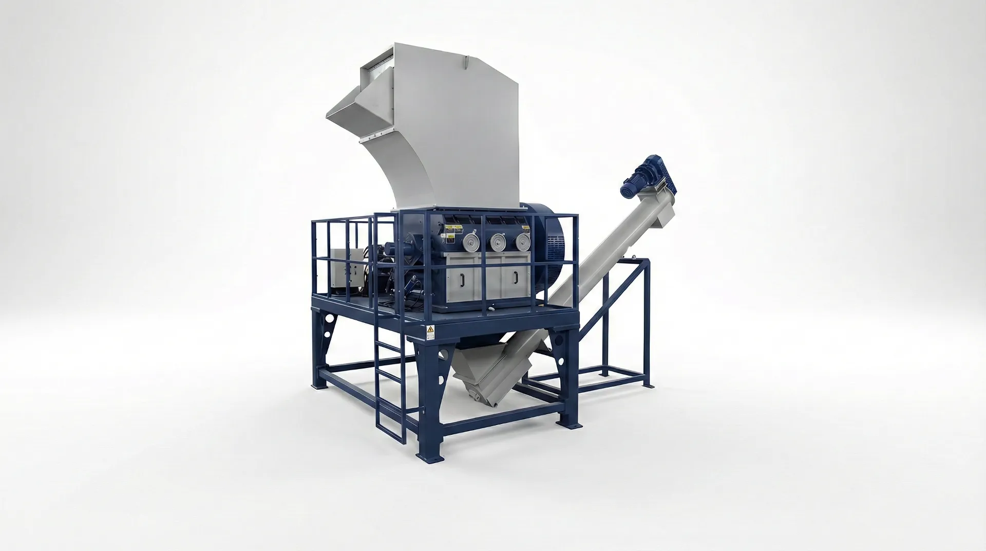 Máquina trituradora de plástico húmedo con función de lavado para botellas de plástico.