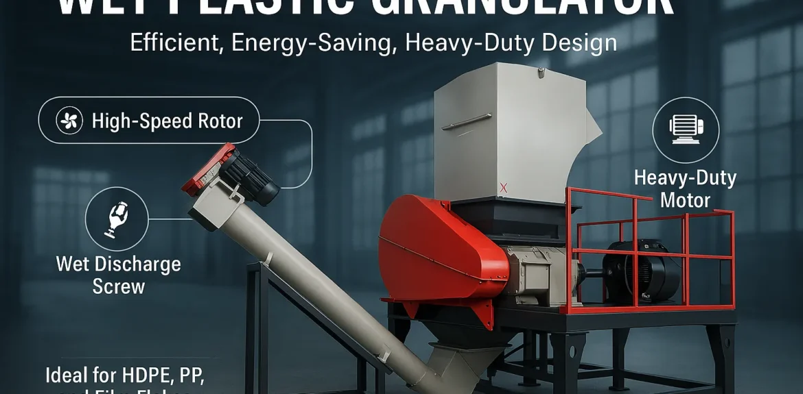 Wet Plastic Granulator