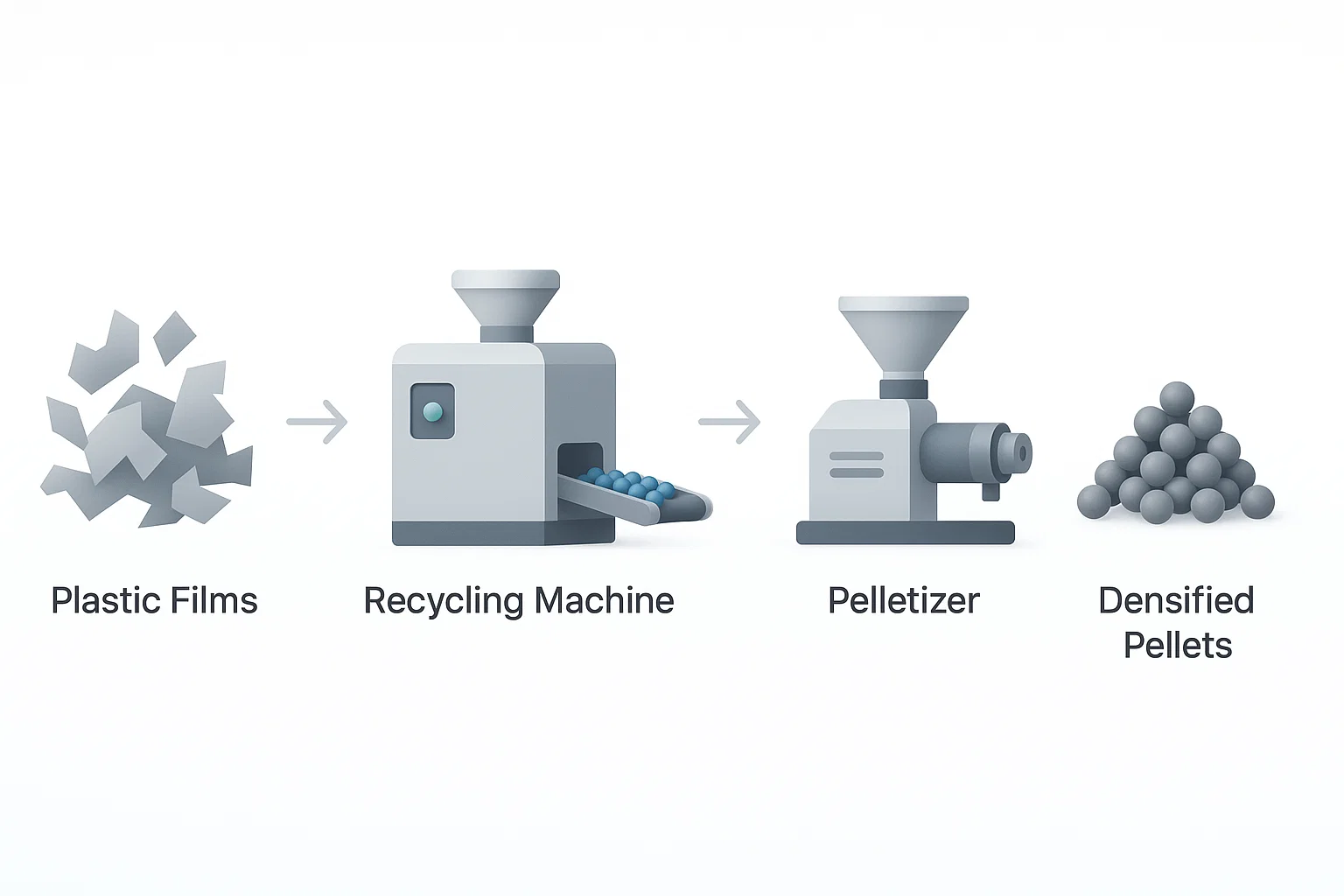 Hoe verbetert de verdichtingslijn de efficiëntie van plastic recycling?
