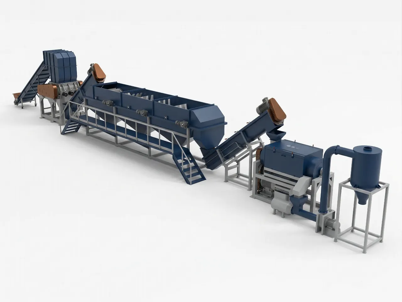 PP PE Film Regrind Washing and Recycling Line