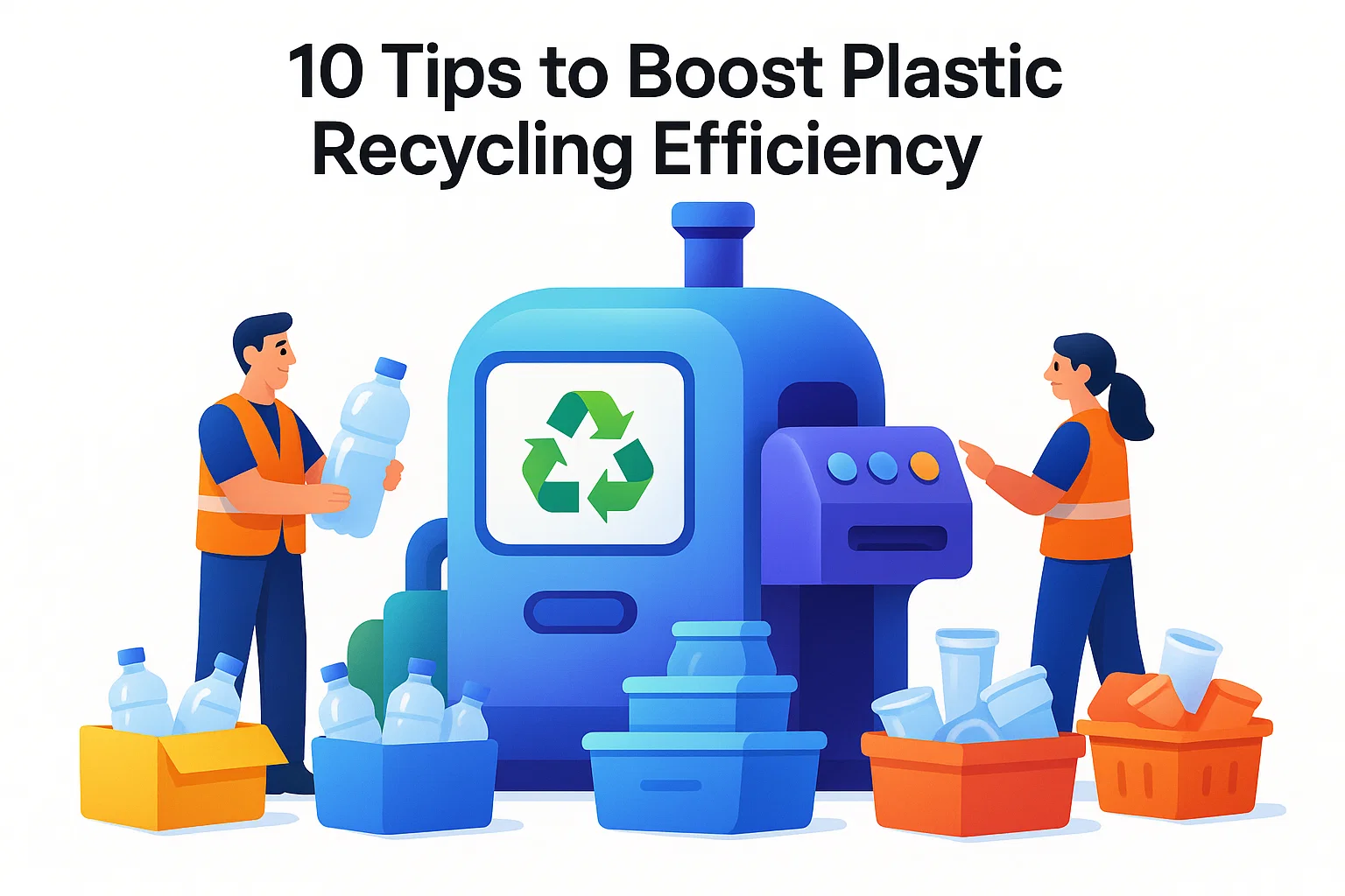10 conseils éprouvés pour améliorer l'efficacité du recyclage du plastique
