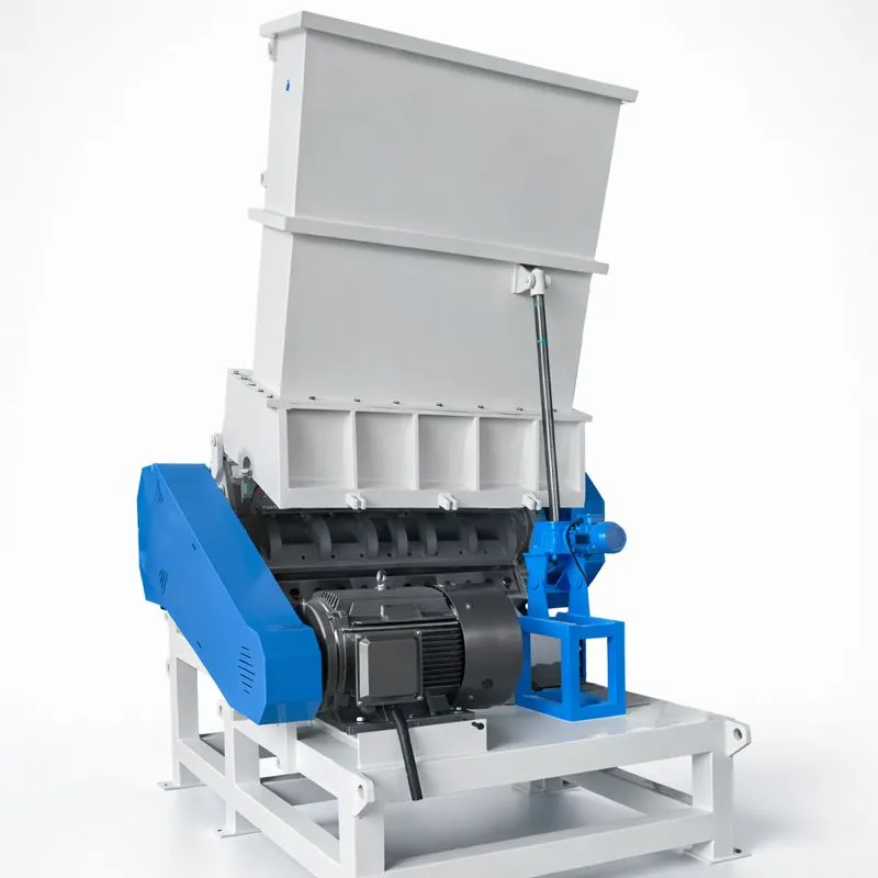 vue d'ensemble du broyeur horizontal de plateaux en plastique et de feuilles de PVC