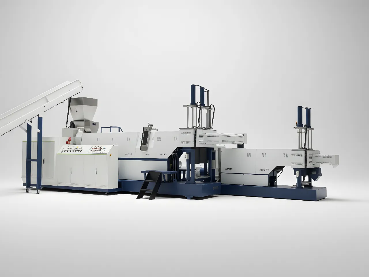 Granulateur à vis unique pour flocons de plastique PET