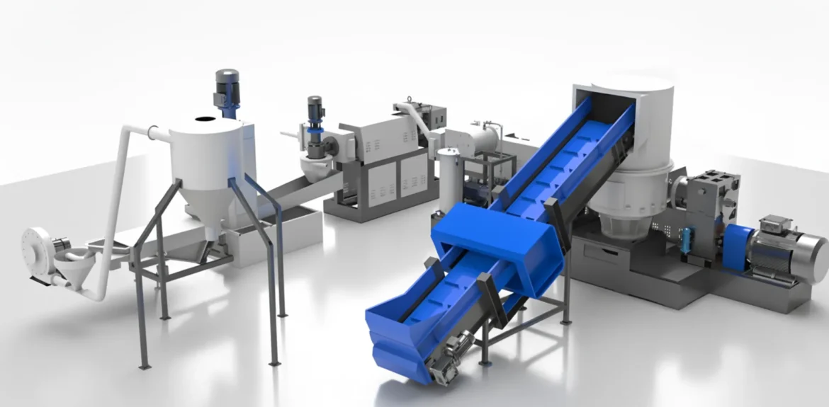 Cutter Compactor Recycling Granulating Line