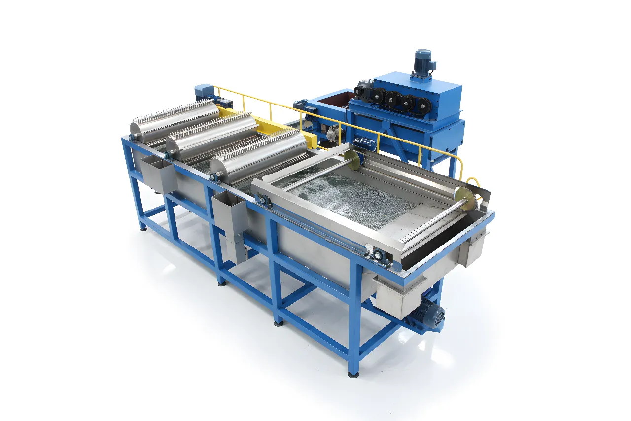 نظام حوض الفصل بين السقوط والغرق لقطع بولي إثيلين تريهيدروكسى (PET)