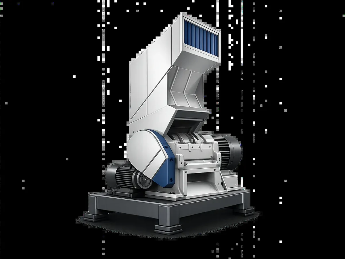 Plastic crusher and granulator machine