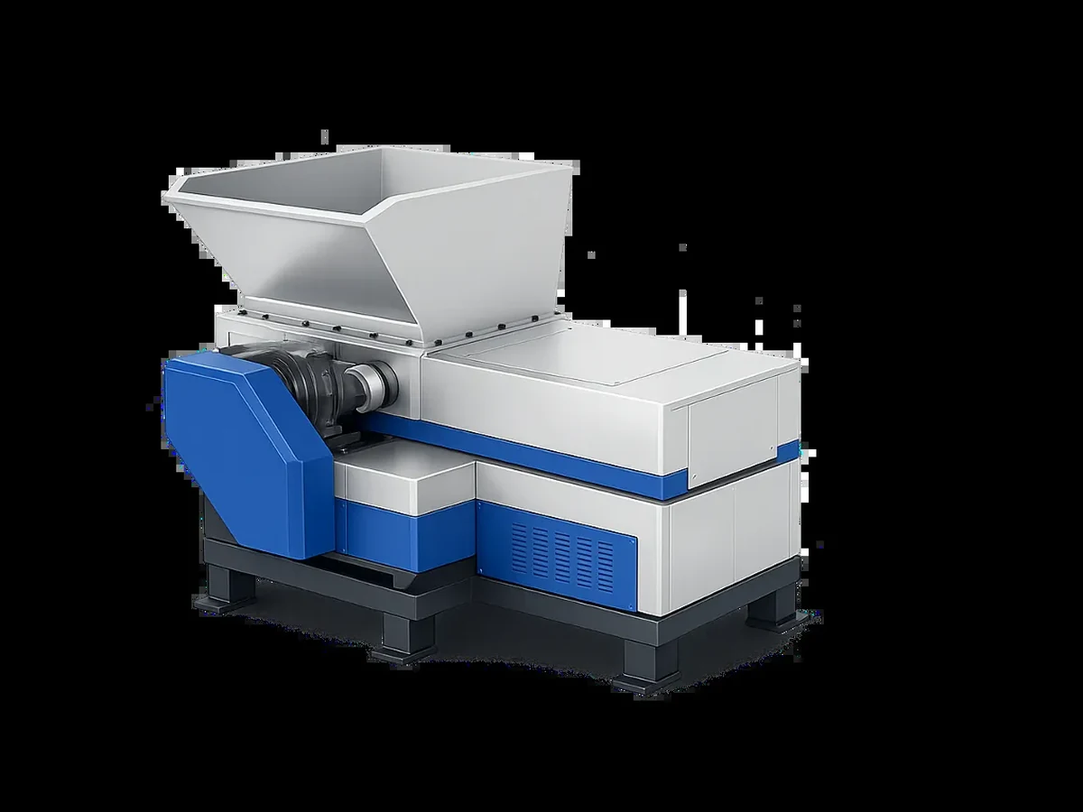 Plastic shredder machine
