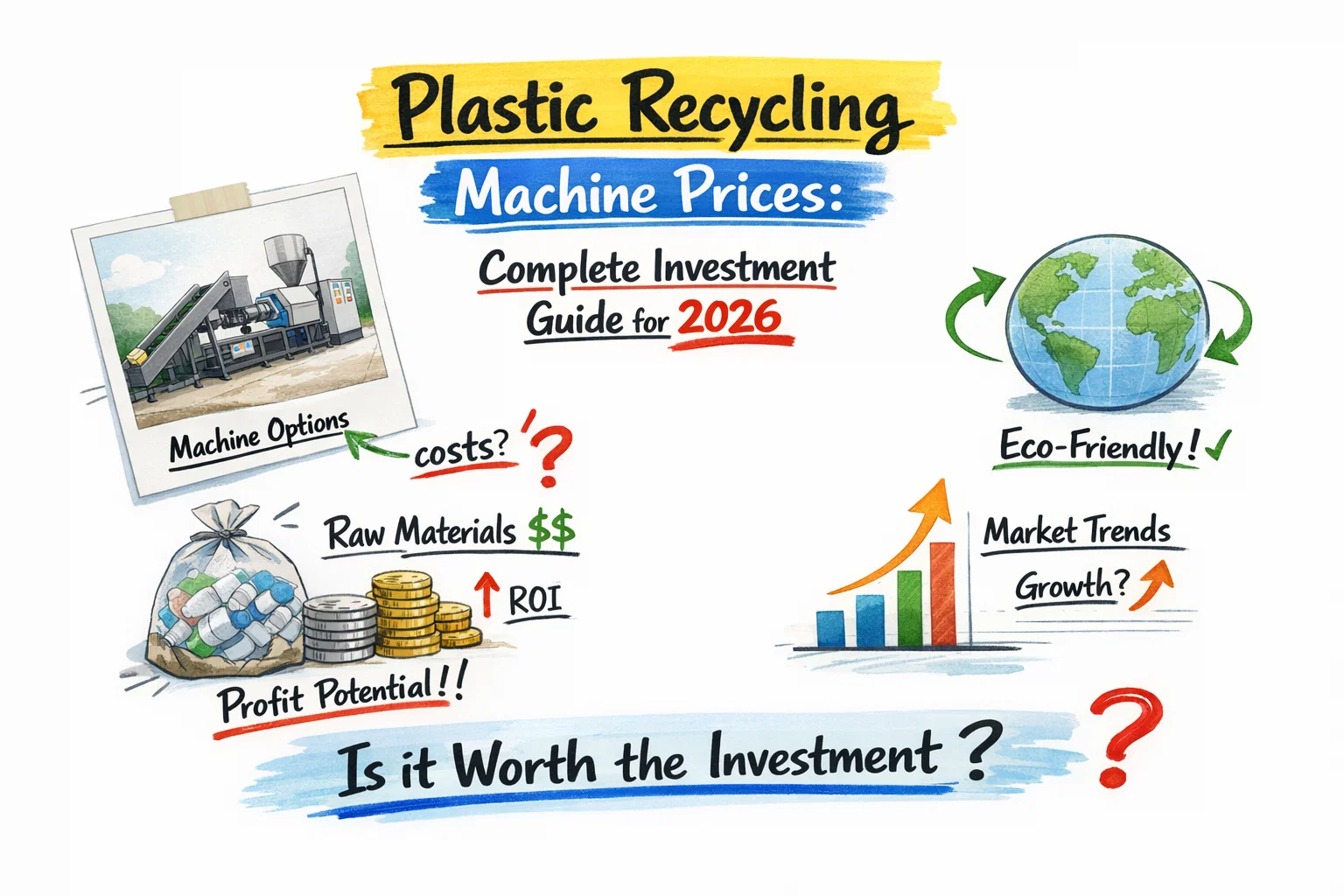 Plastic Recycling Machine Prices 2026: Cost by Capacity