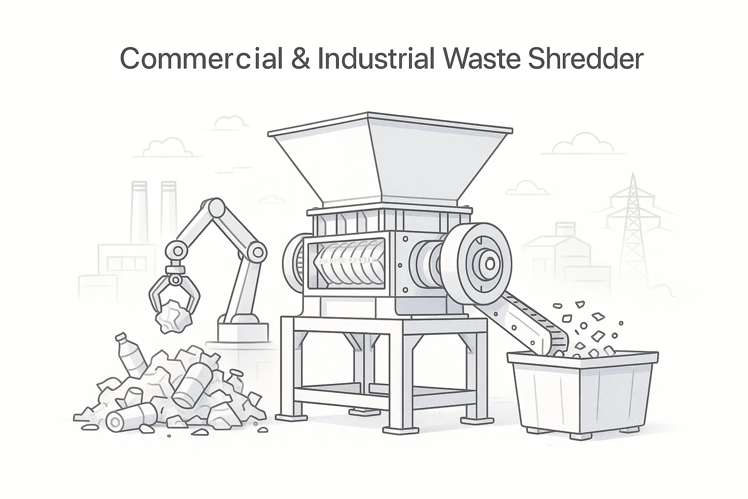 Commercial & Industrial Waste Shredder- The Ultimate Guide to C&I Recycling