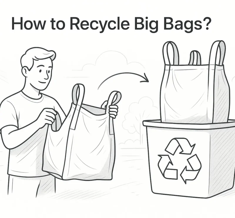 Comment recycler les grands sacs ?