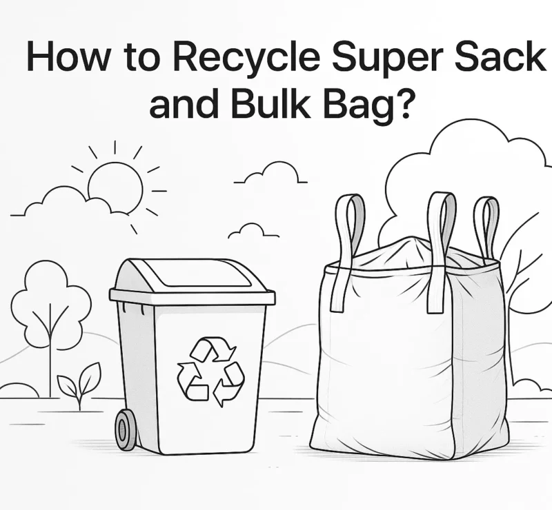 슈퍼색과 벌크백을 재활용하는 방법은?