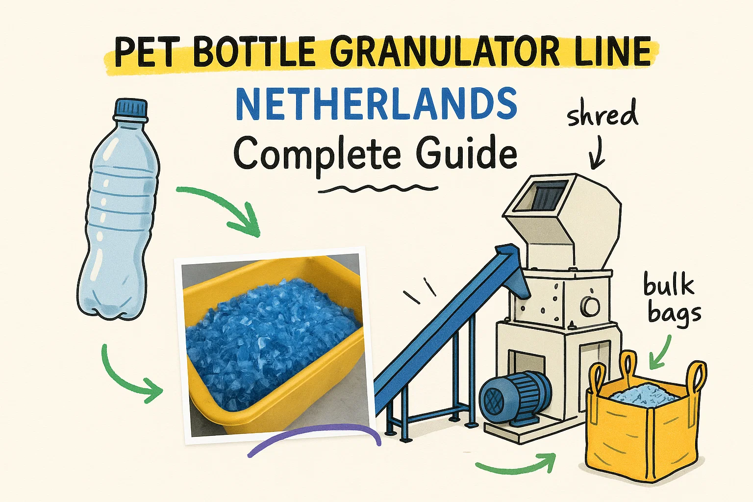 PET Bottle Granulator Line Netherlands: Complete Guide