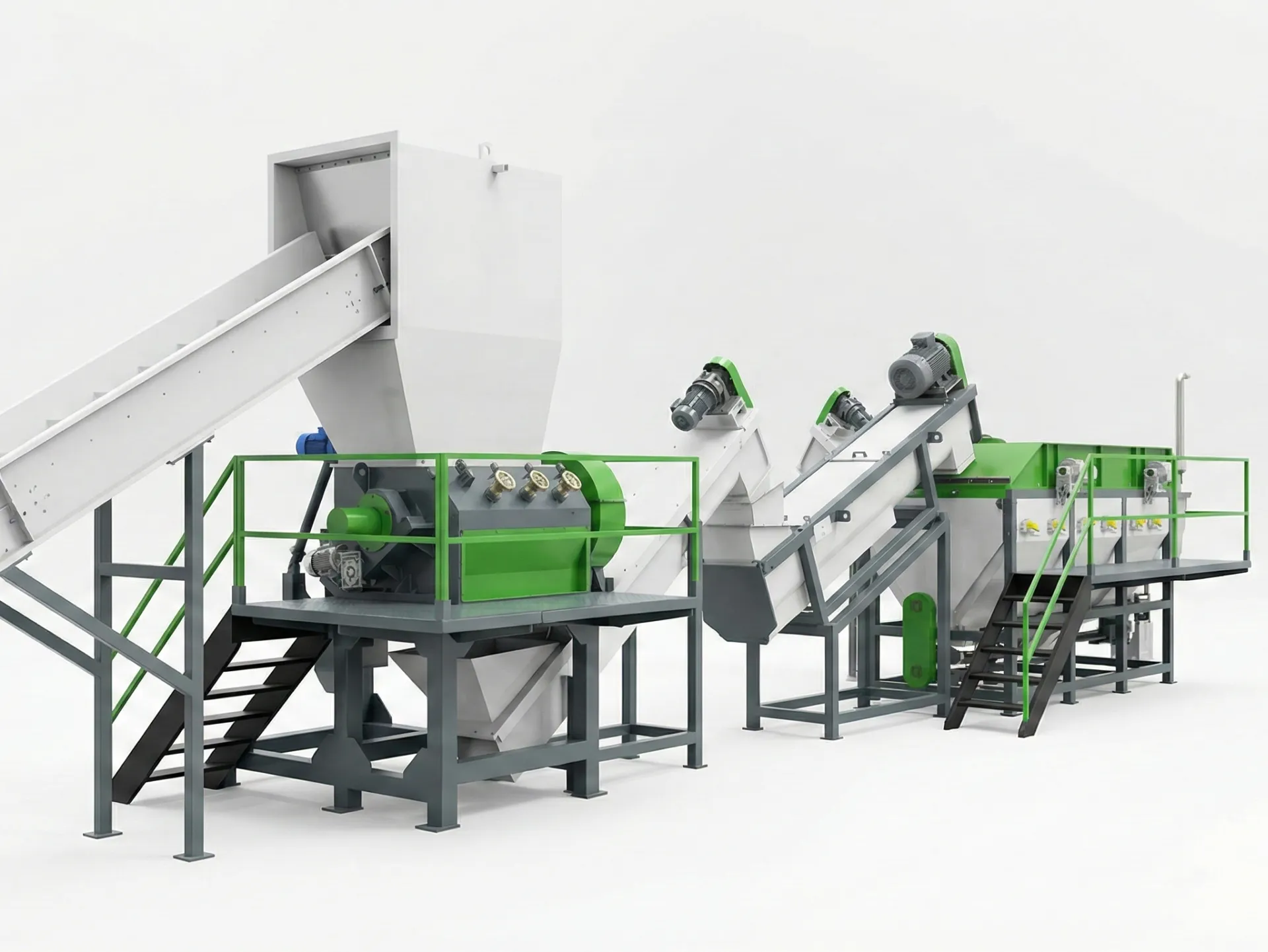 مصنع غسيل البلاستيك