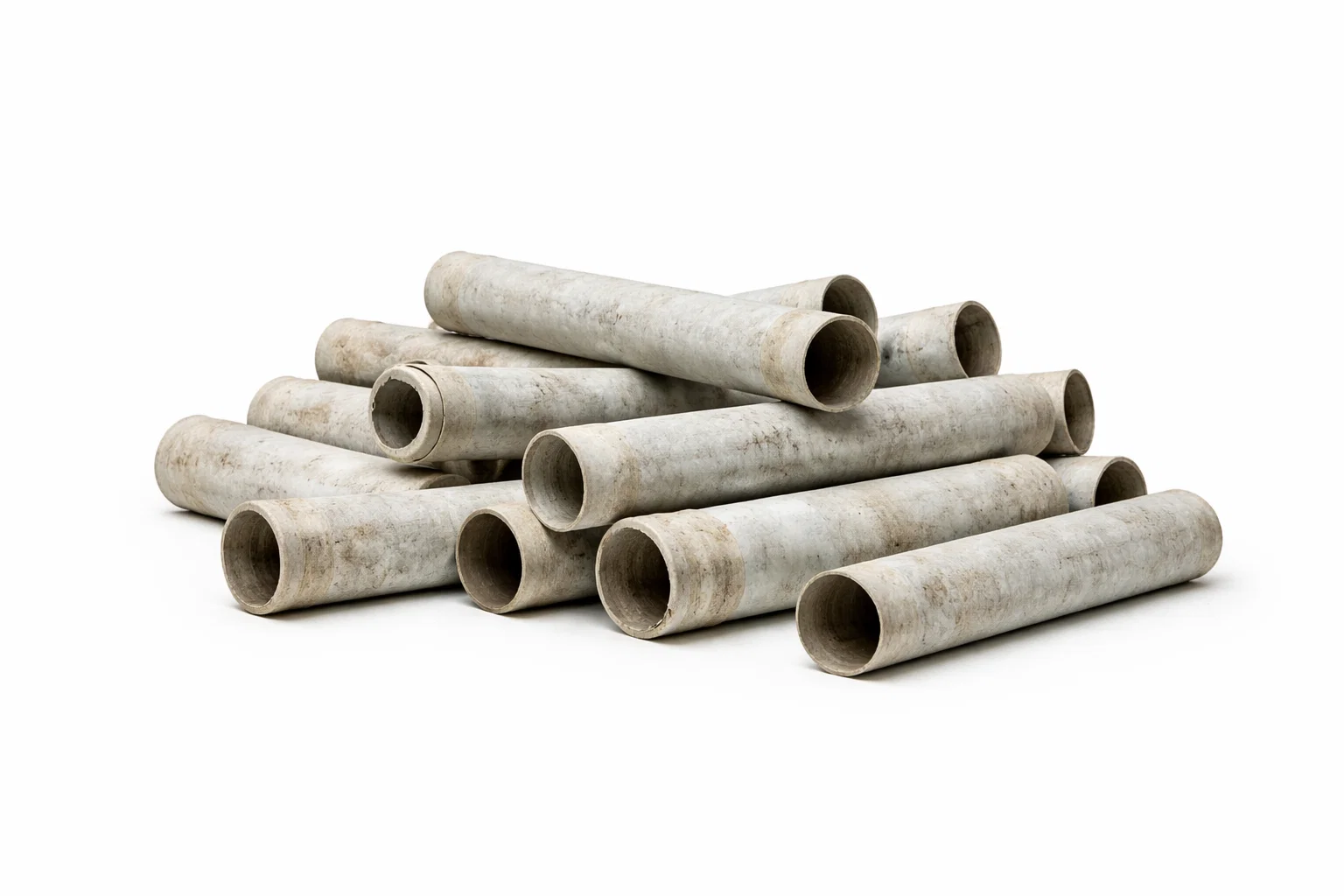 tubo di scarico in PVC