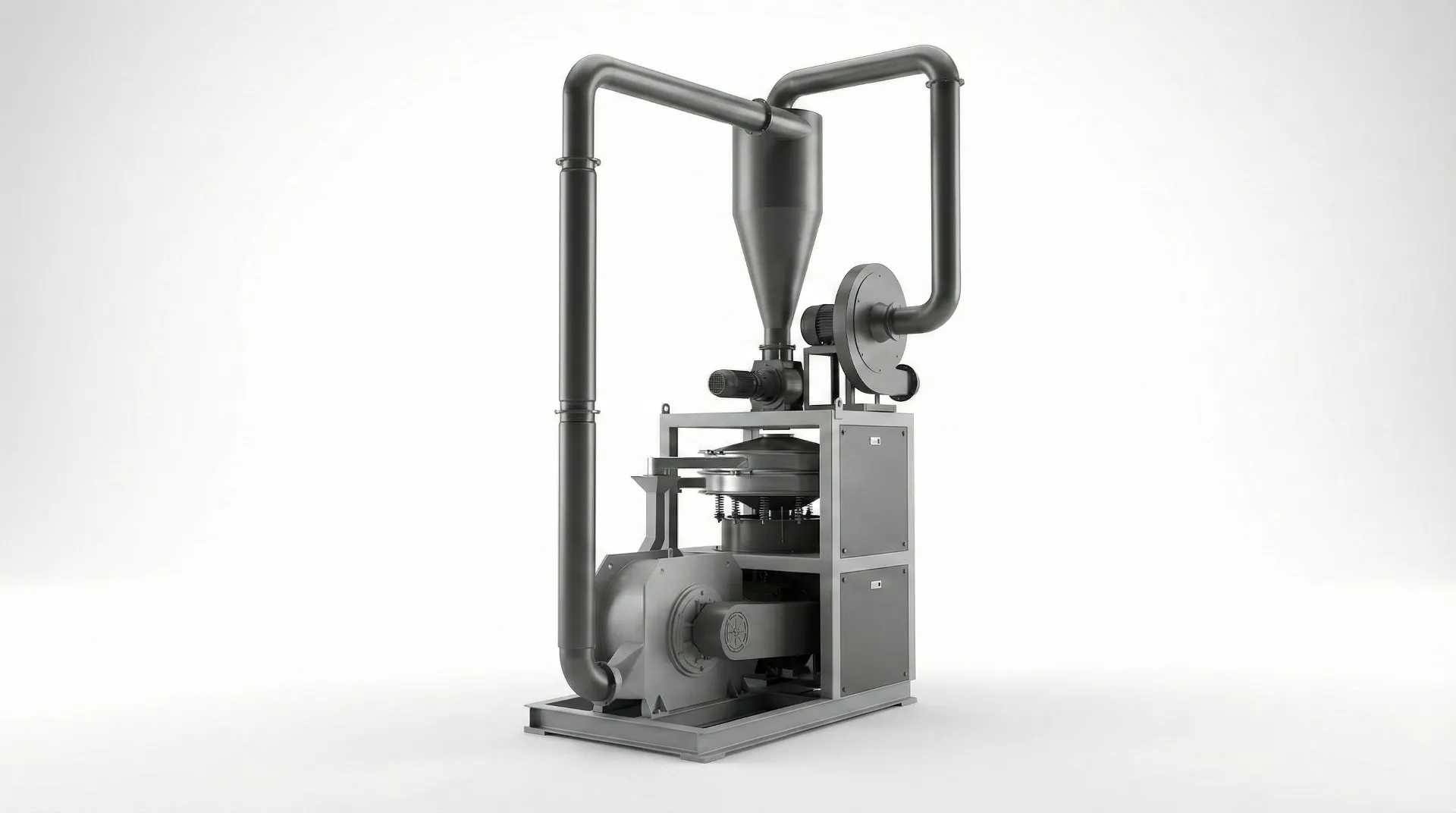 نظام سحق حبيبات البولي فينيل كلوريد (PVC) الأوتوماتيكي بالكامل