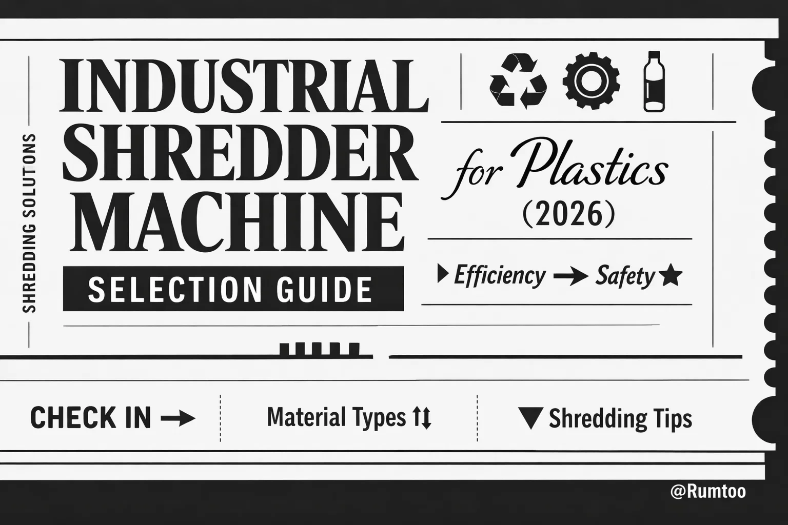 دليل اختيار آلة التقطيع الصناعية للبلاستيك