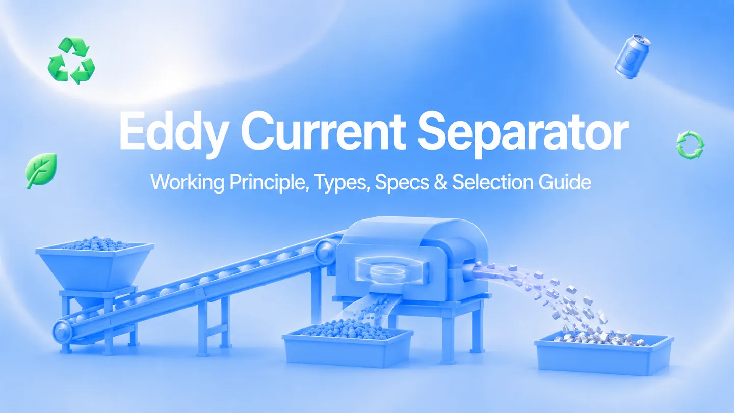 Eddy current separator working principle, types and selection guide