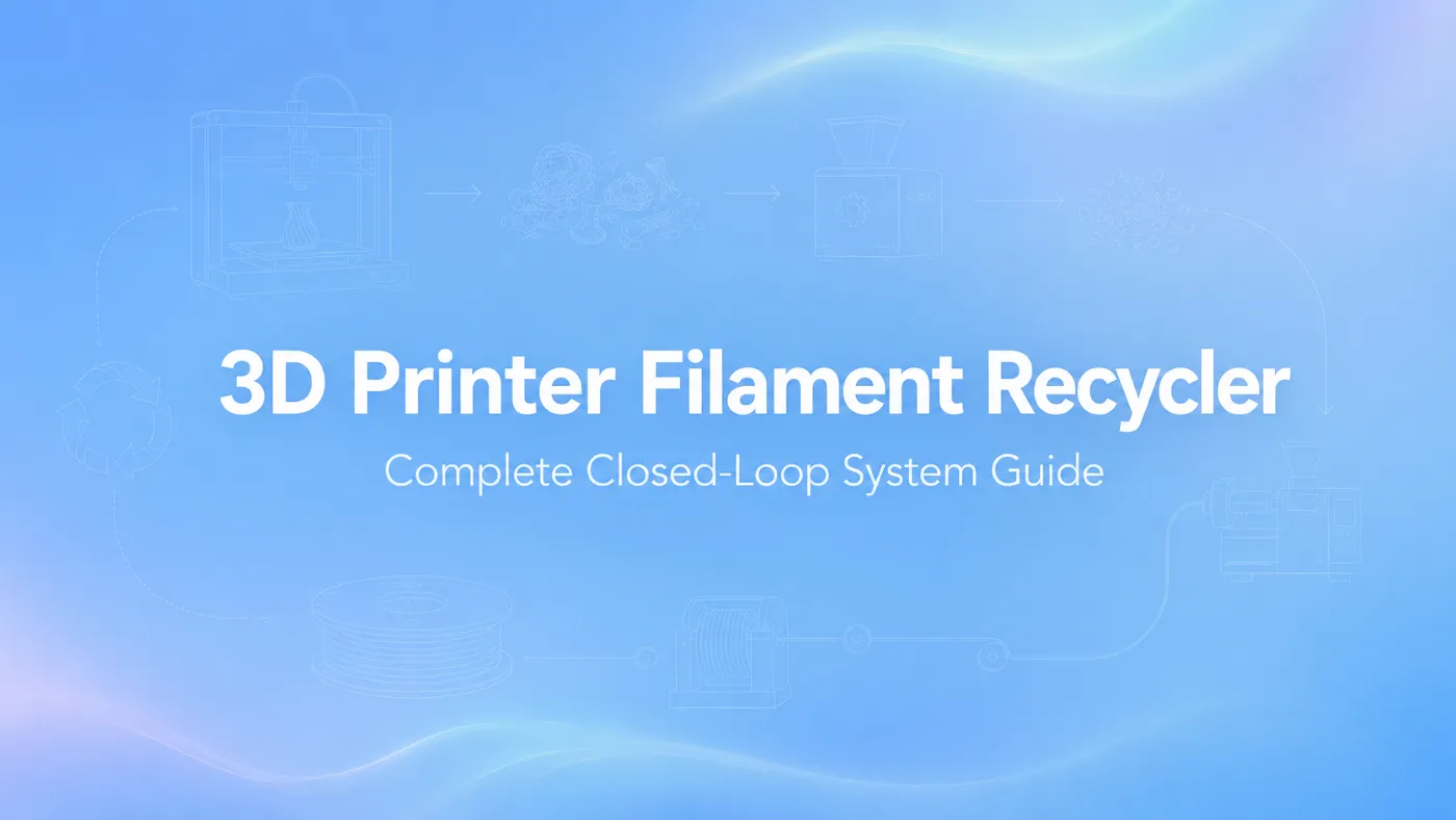 3D Printer Filament Recycler: Complete Closed-Loop System Guide