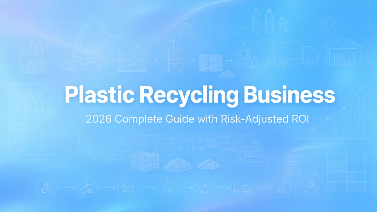 How to start a plastic recycling business 2026 complete guide with risk-adjusted ROI