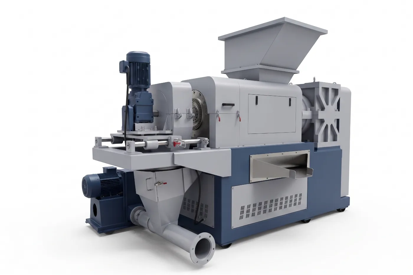 PP PE plastic film shredding and densifying line