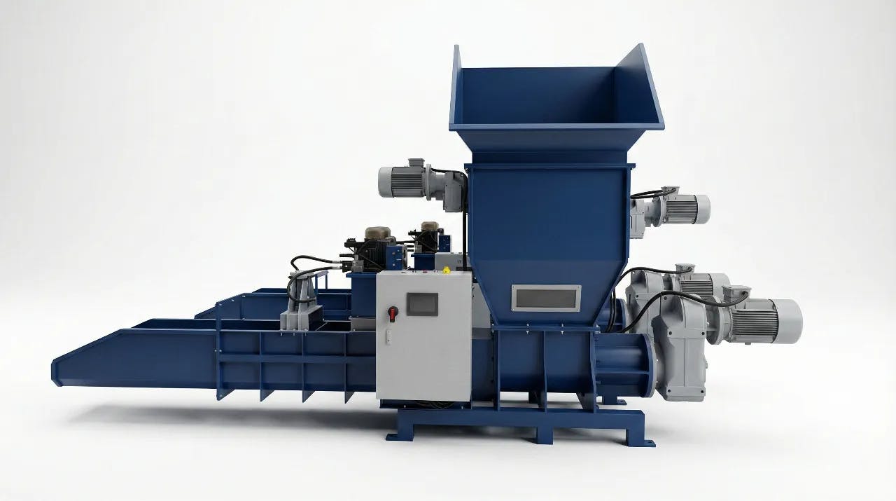 EPS foam cold press machine for styrofoam recycling
