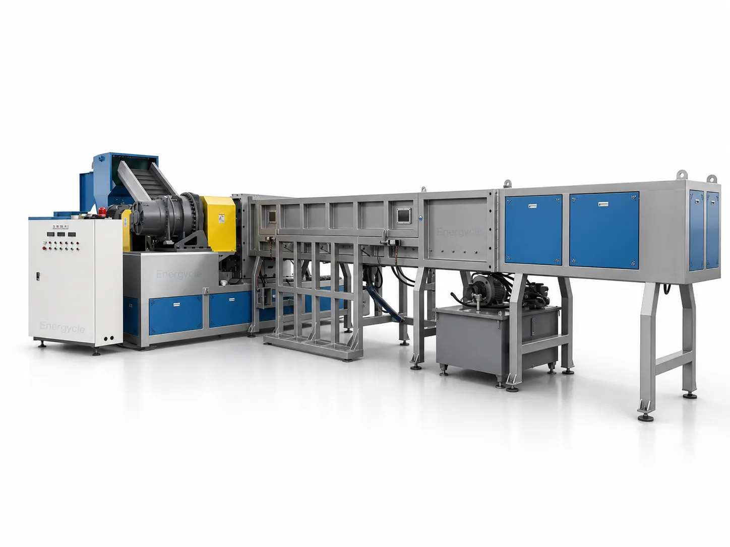 HDPE pipe shredder machine