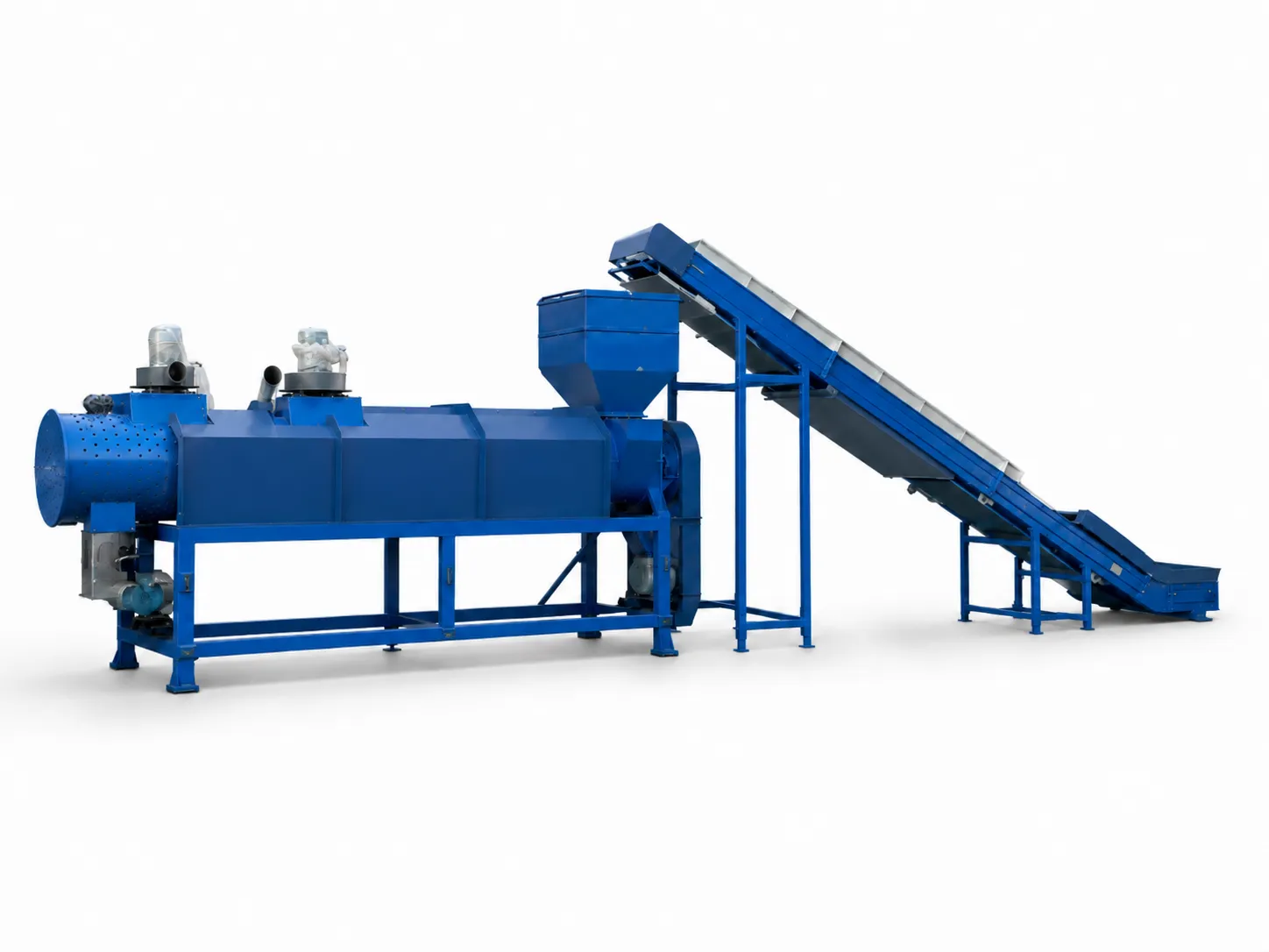Industrial PET bottle label remover machine for recycling lines