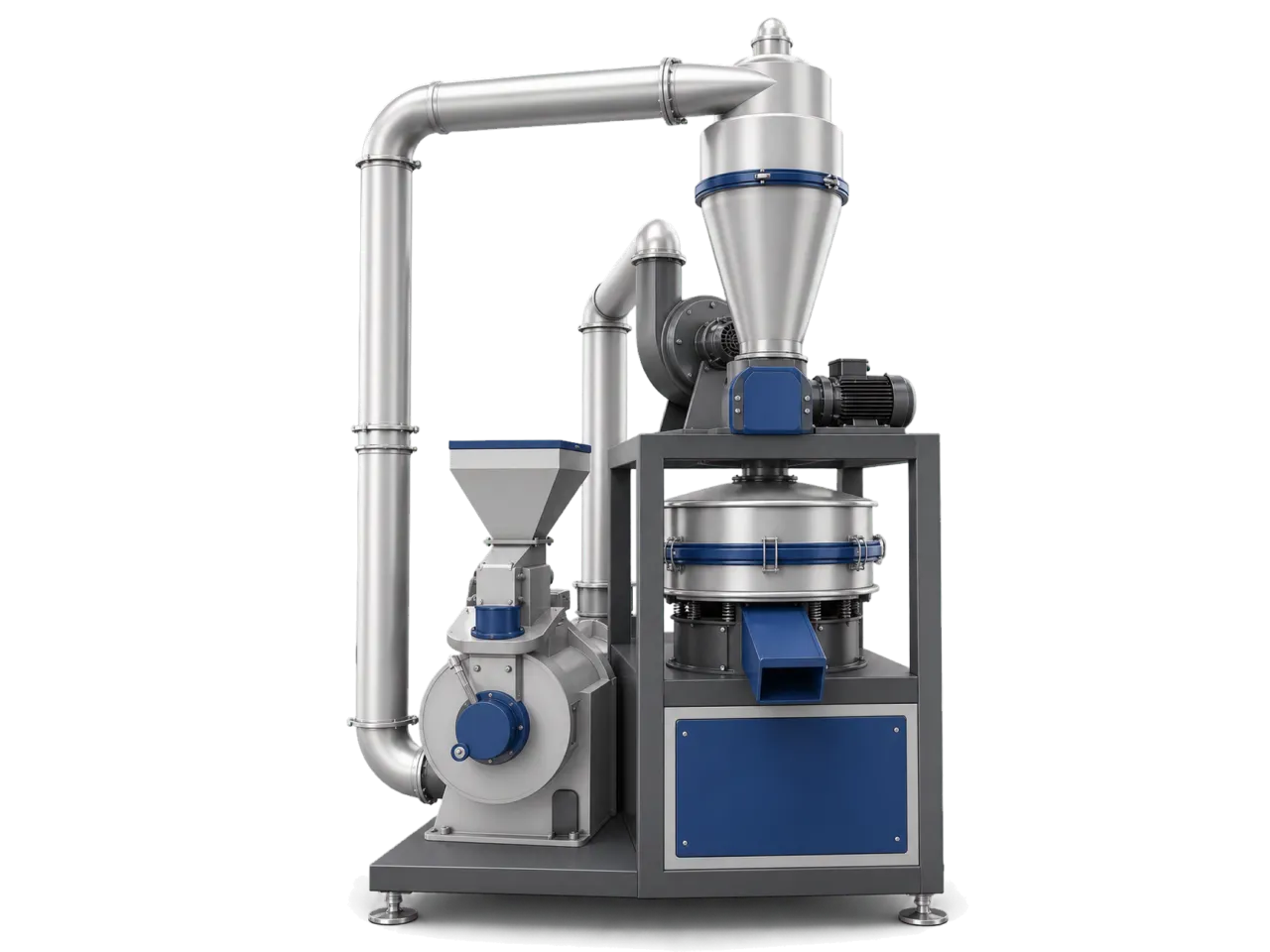 Industrial plastic pulverizer machine
