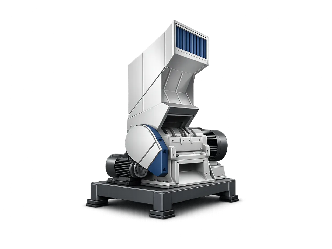 Plastic crusher and granulator machine