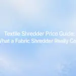 Textile shredder price guide - industrial fabric shredder cost breakdown