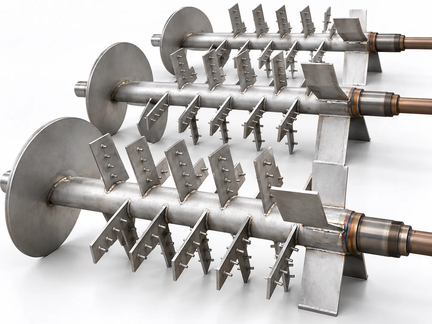 Continuous Hot Washer Agitator Shaft Assembly