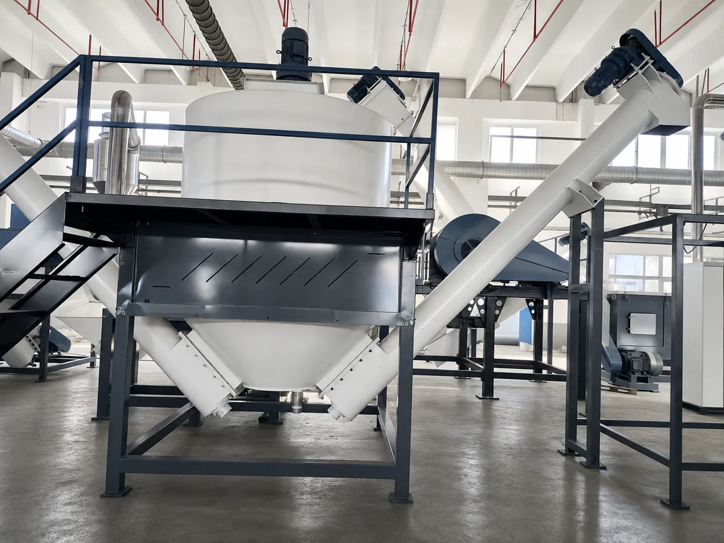 Continuous Hot Washer HDPE Washing System