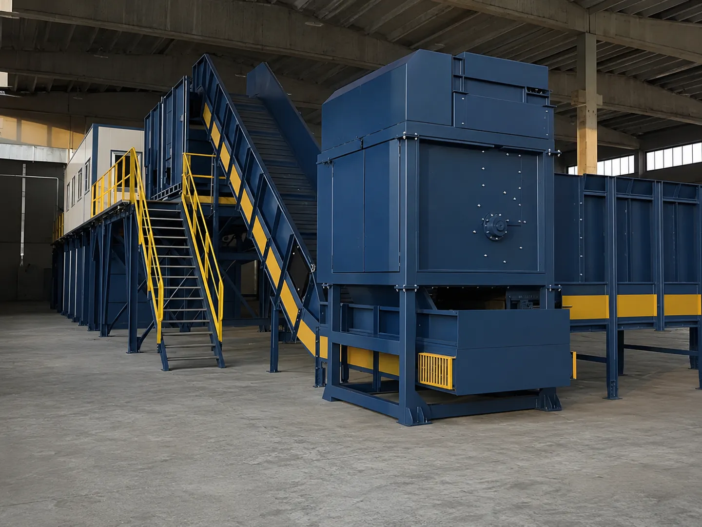 MSW sorting machine installation — Uruguay